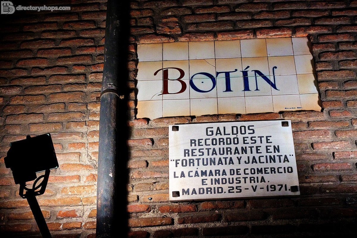 Restaurante Botín Madrid, Spain